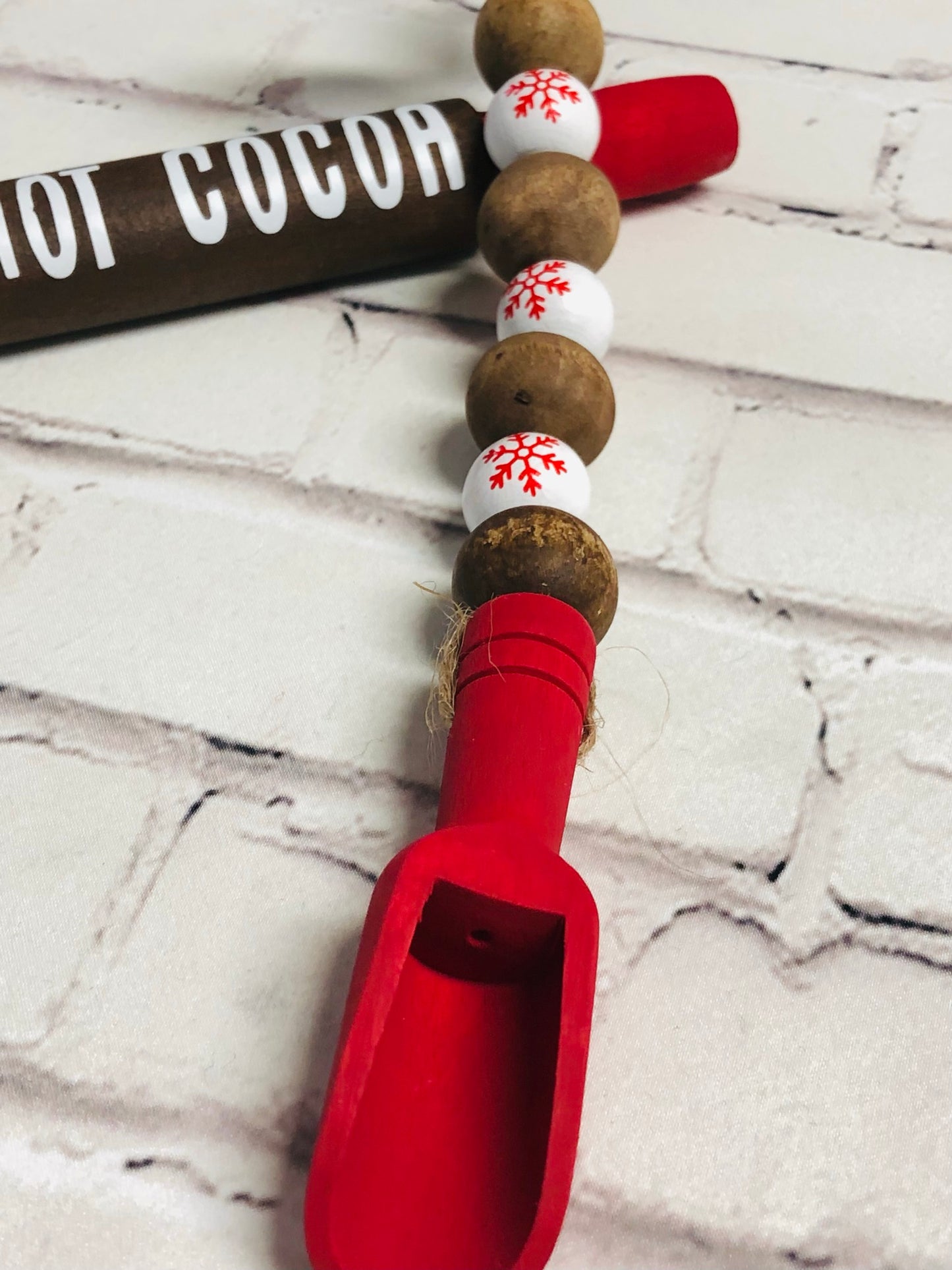 Hot Cocoa Mini Rolling Pin and Scoop Set