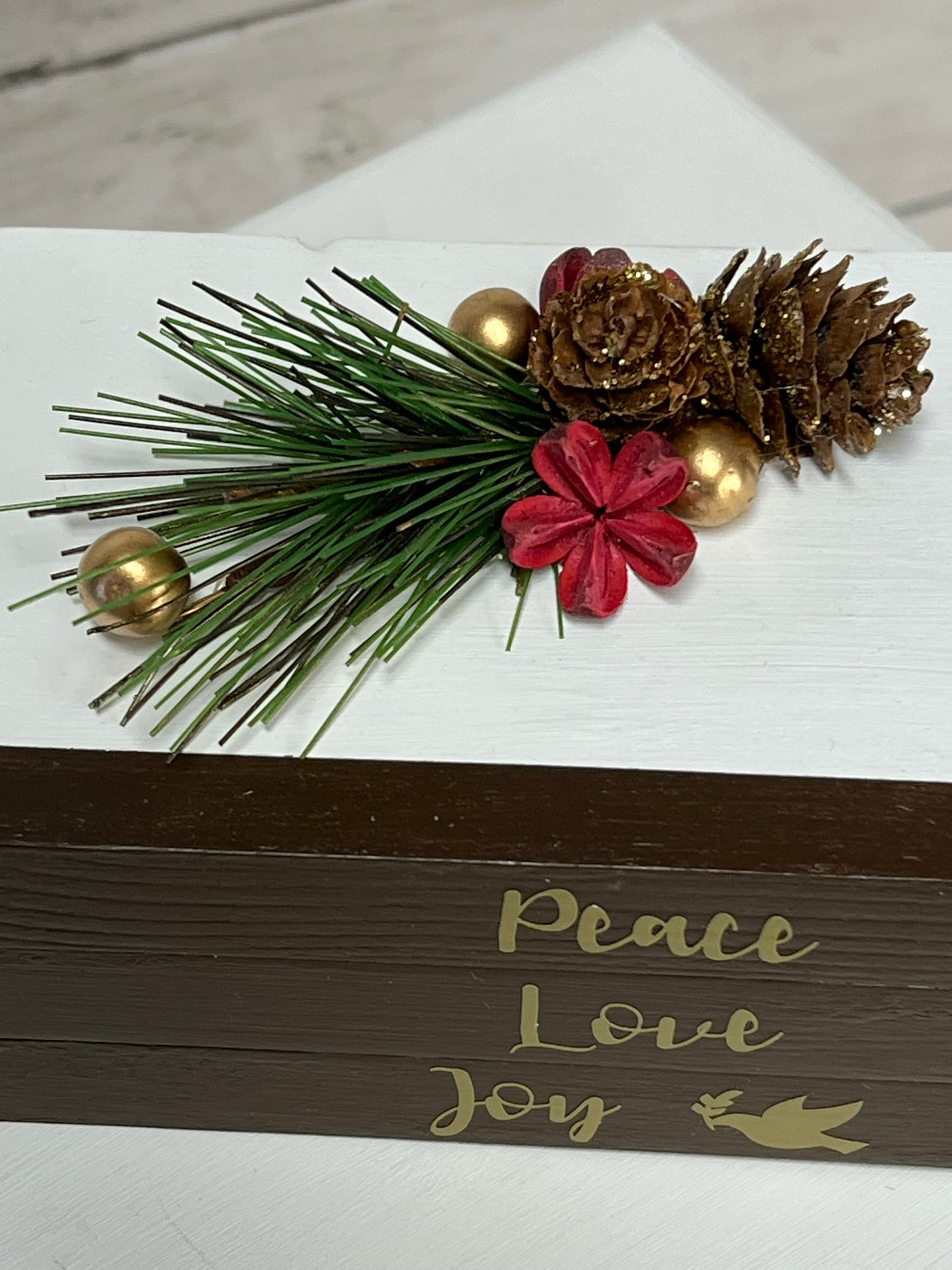 Peace, Love, Joy Mini Book Stack