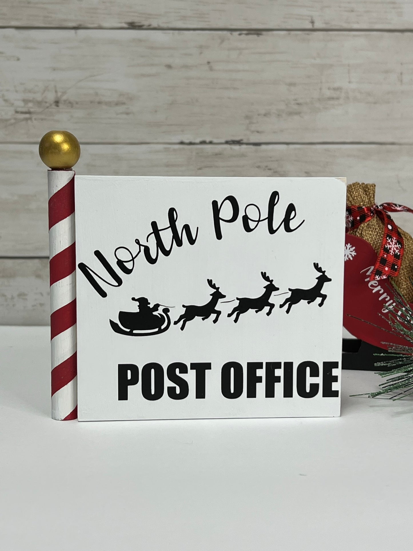 North Pole Post Office Sign