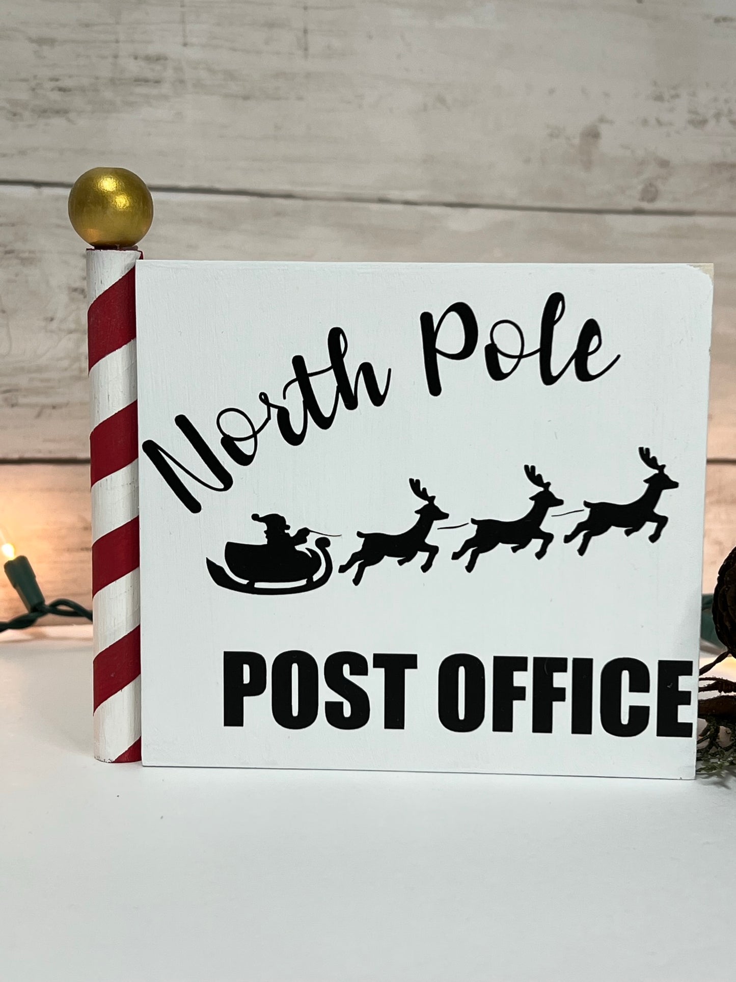 North Pole Post Office Sign