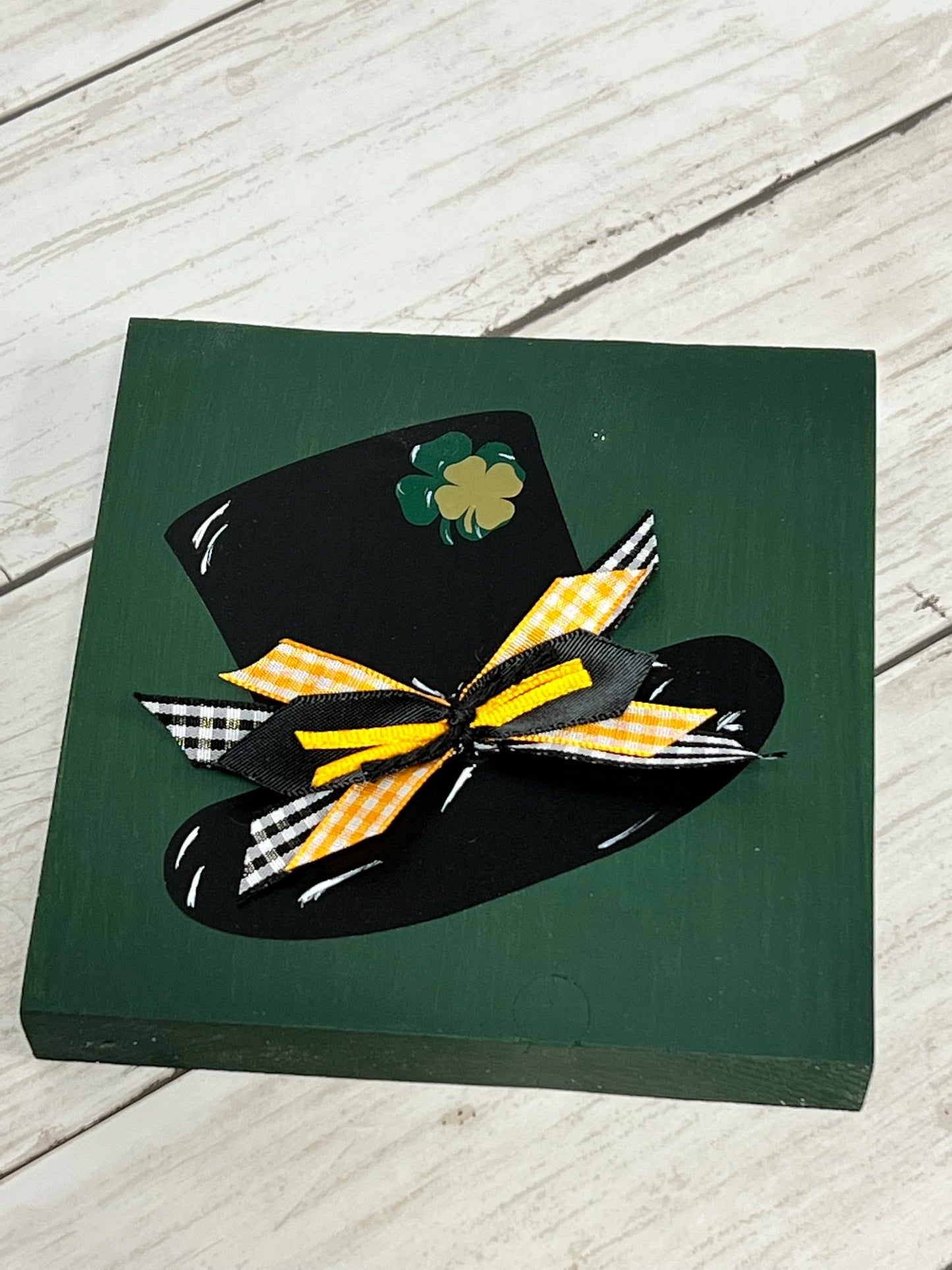 Leprechaun Shamrock Hat Sign