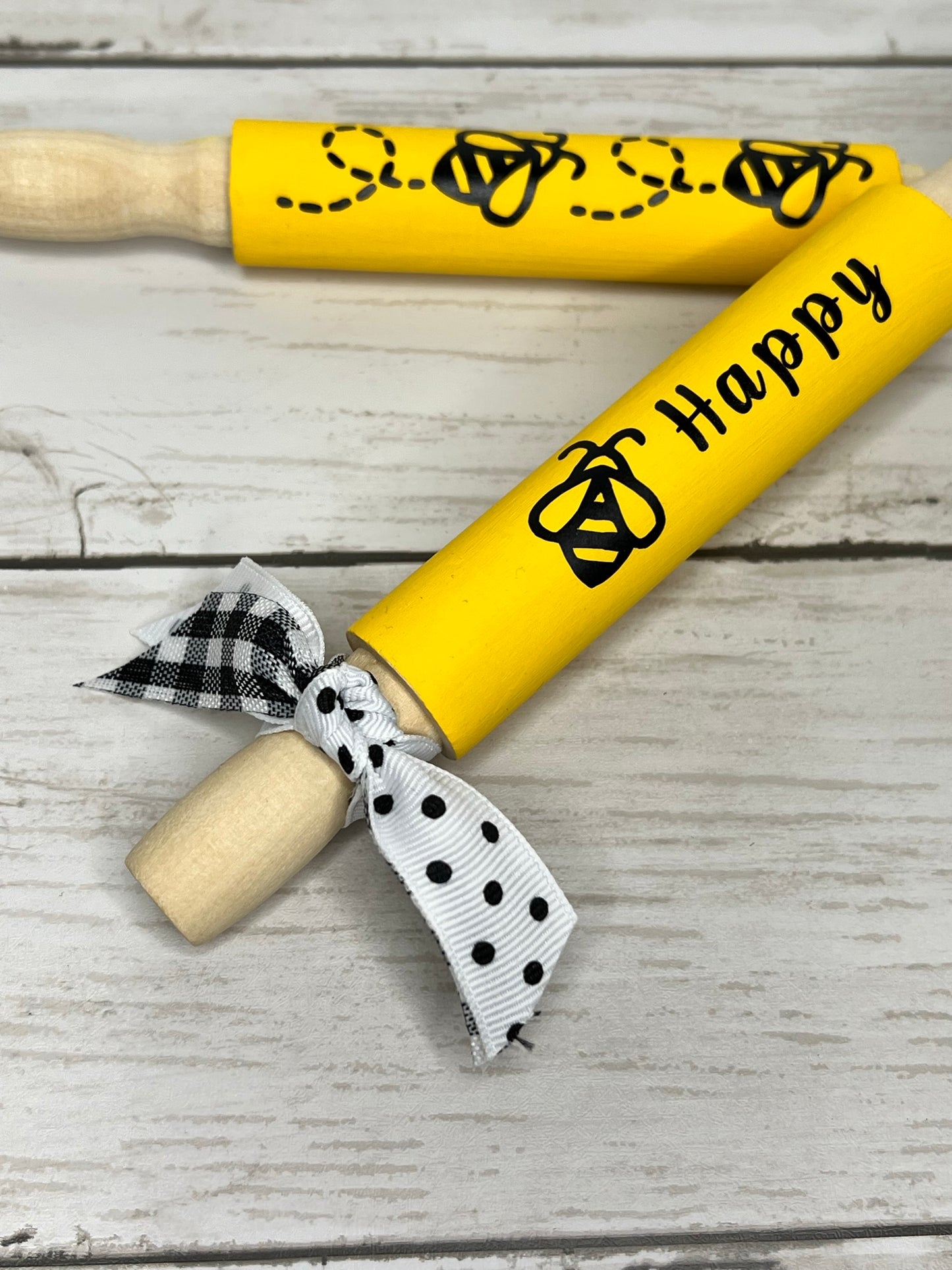 Bee Happy Mini Rolling Pins