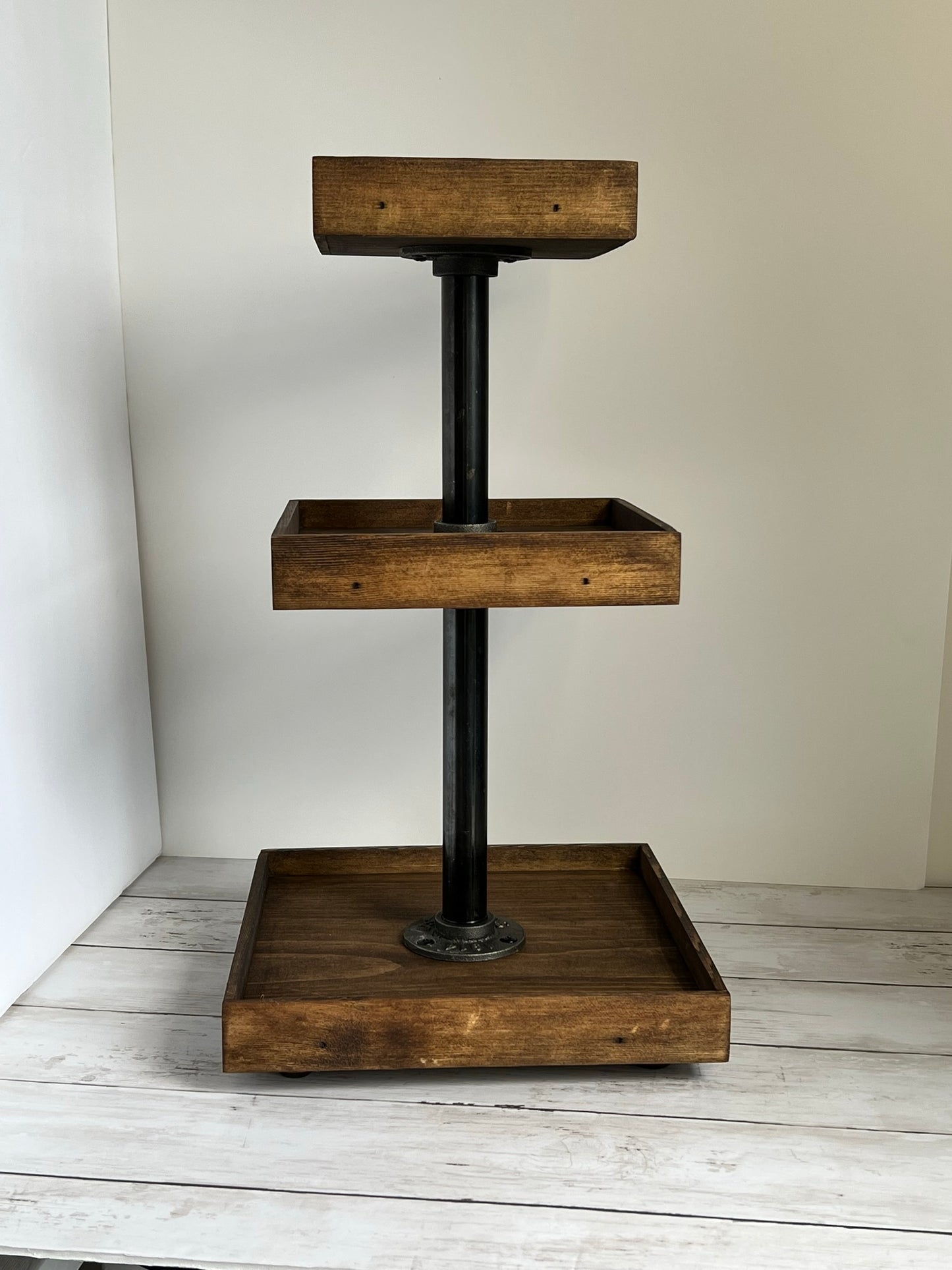 Large Square Three Tier Tray (provincial)