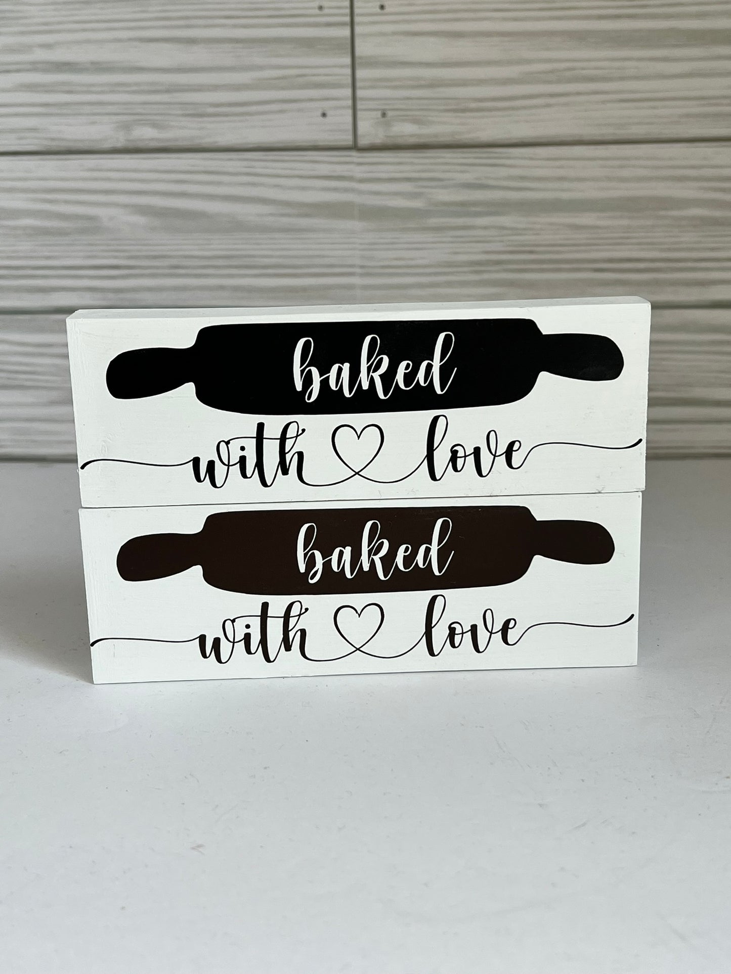 Baked With Love Sign