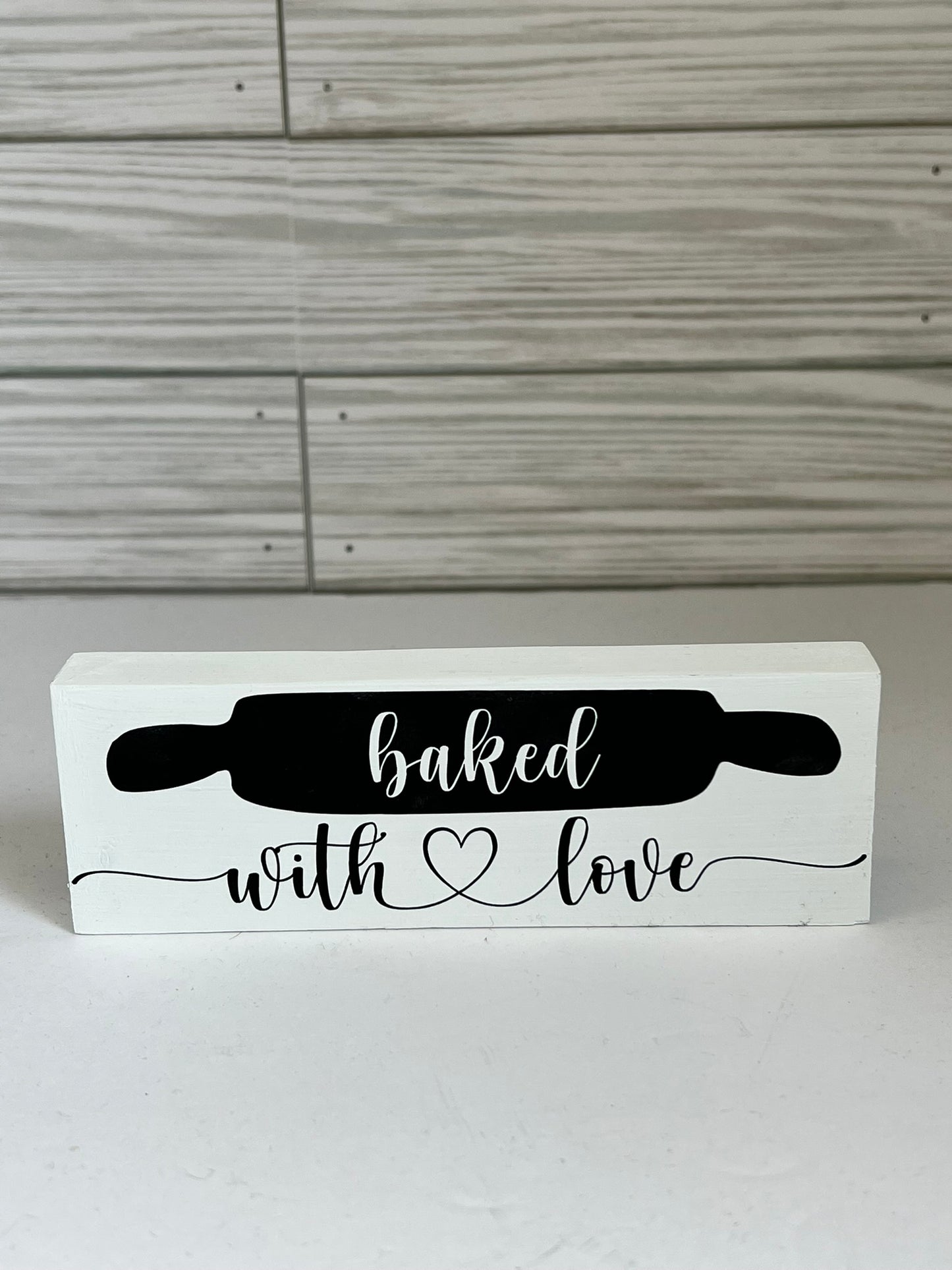 Baked With Love Sign