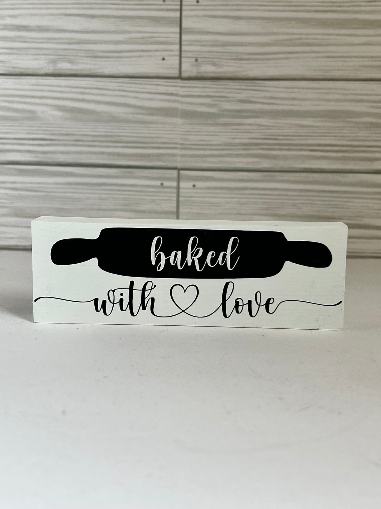 Baked With Love Sign