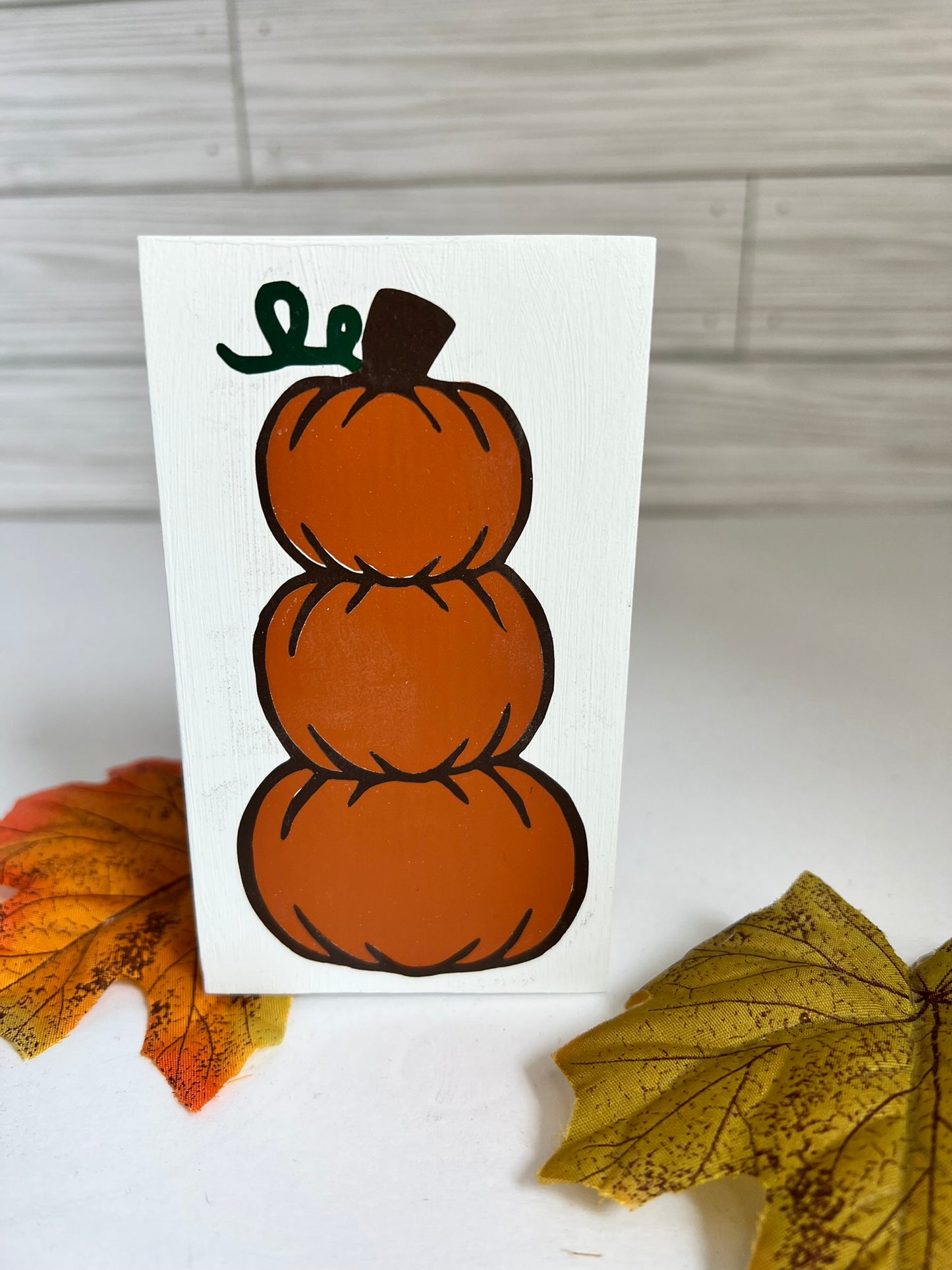Fall Pumpkin Mini Sign