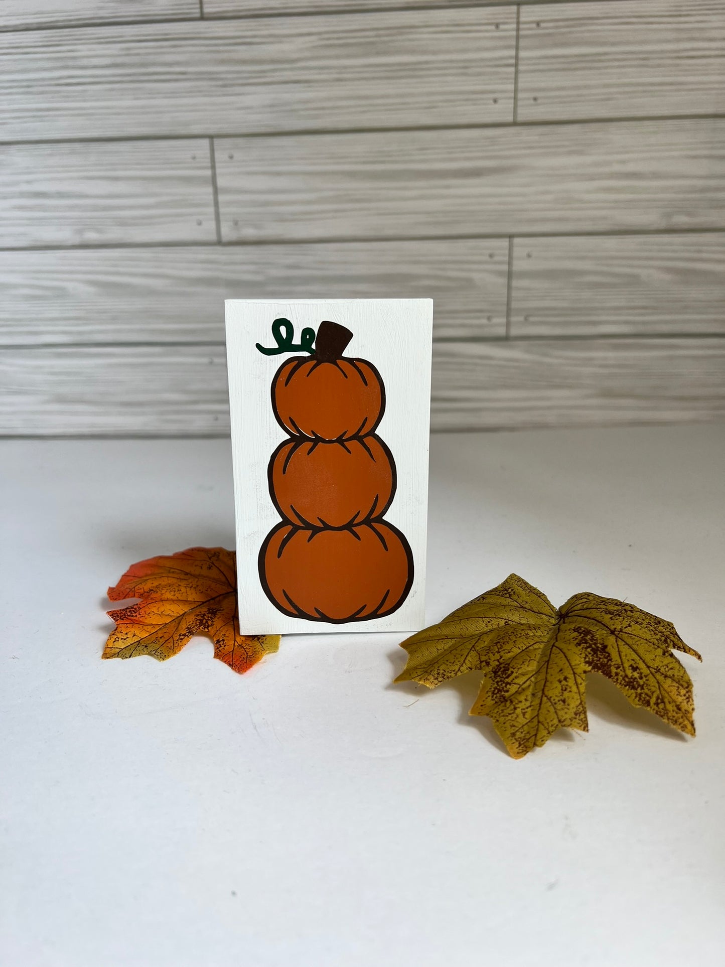 Fall Pumpkin Mini Sign
