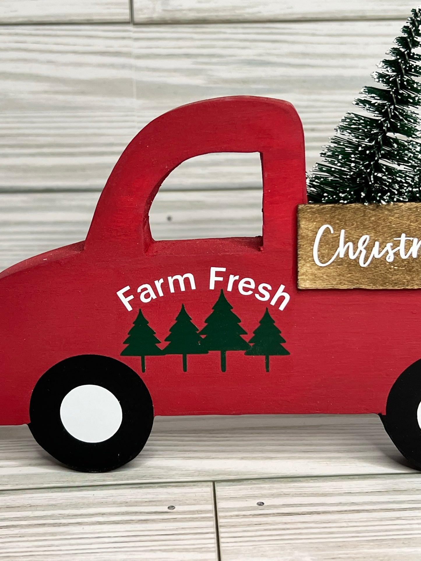 Large Christmas Tree Farm Truck