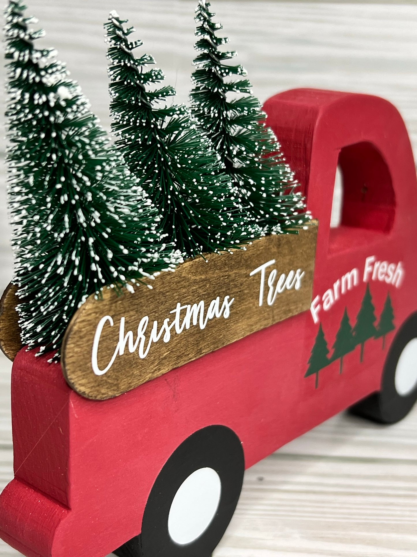 Large Christmas Tree Farm Truck